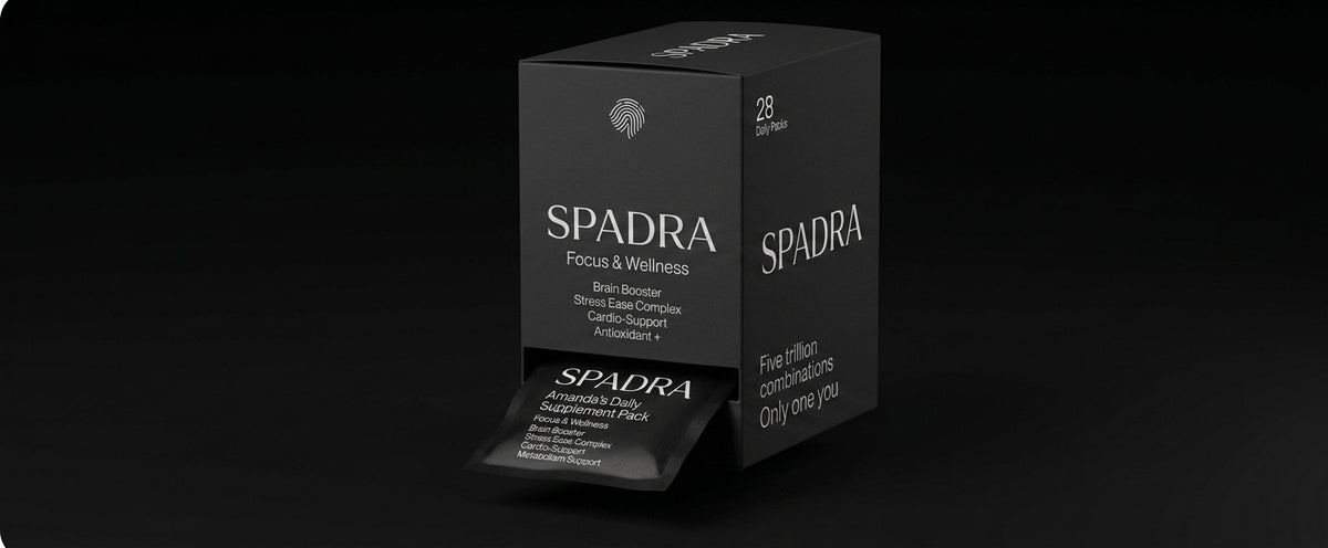 SPADRA daily protocol pouches stacked together
