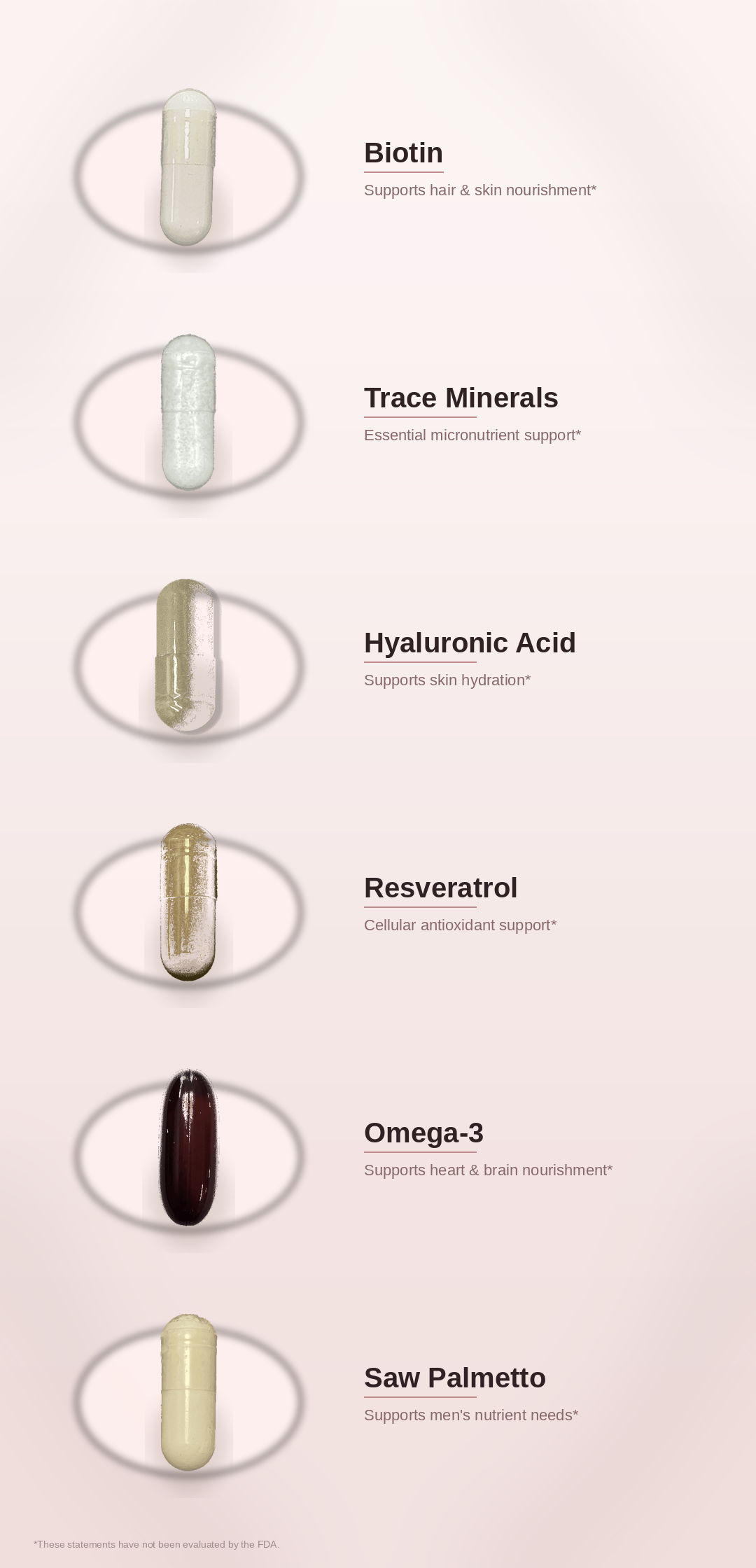 SPADRA Hair Nutrient Pack ingredients