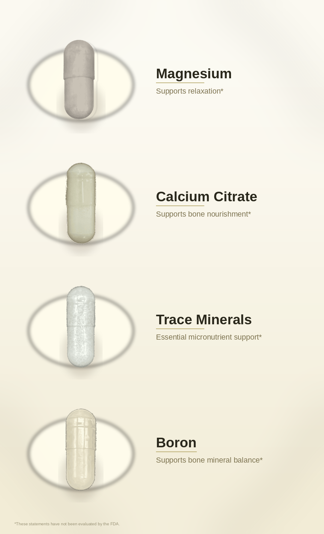 SPADRA Mineral Pack ingredients