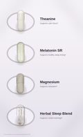 SPADRA Sleep Pack: Melatonin Formula ingredients