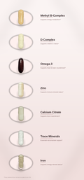 SPADRA Vegan Nutrient Pack ingredients